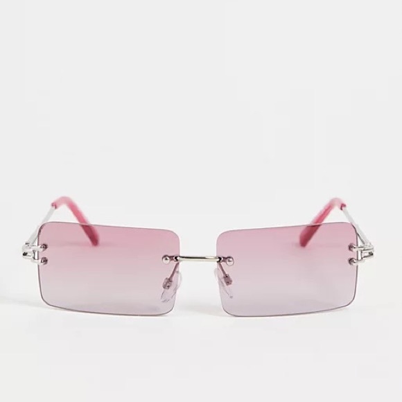 Jeepers Peepers Pink Ombré Square Sunglasses BNWT - Picture 2 of 4